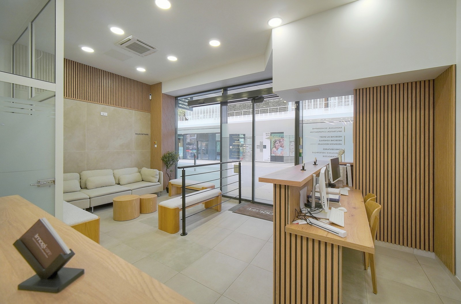 Architecture intérieure à Nice : création d’un centre médical pluridisciplinaire Imagicare