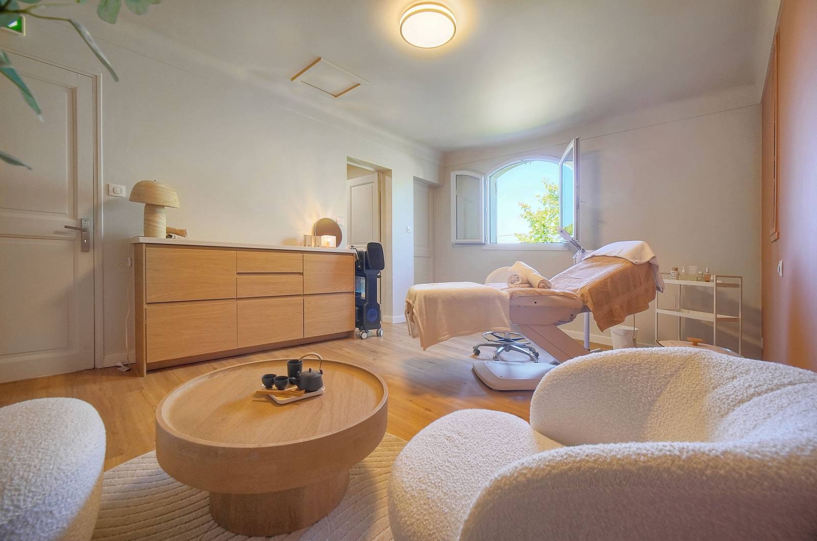 Salle de massage rénové par un architecte d'intérieur