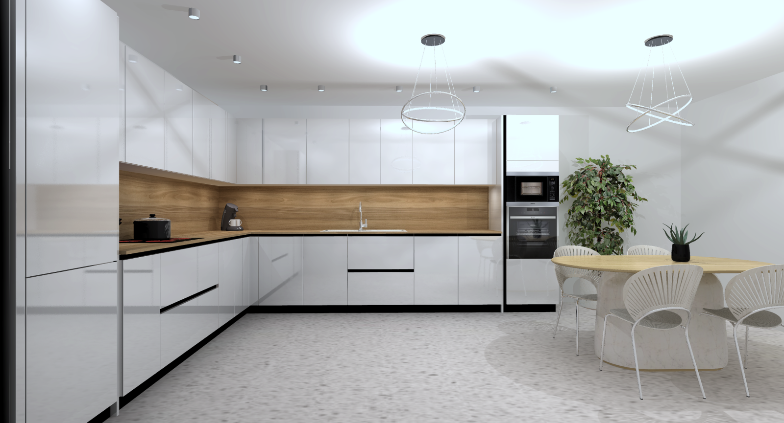 Cuisine haute de gamme et contemporaine