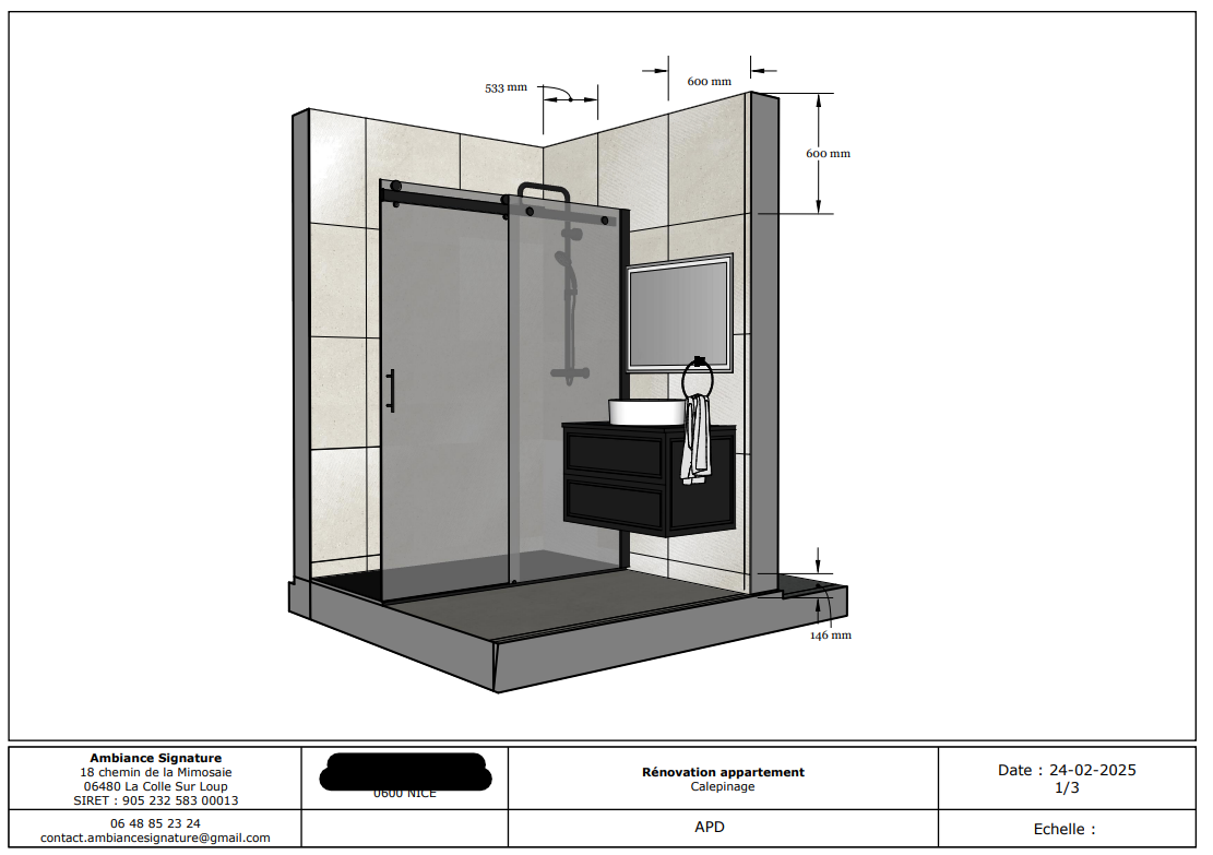 Plan de rénovation sur Nice