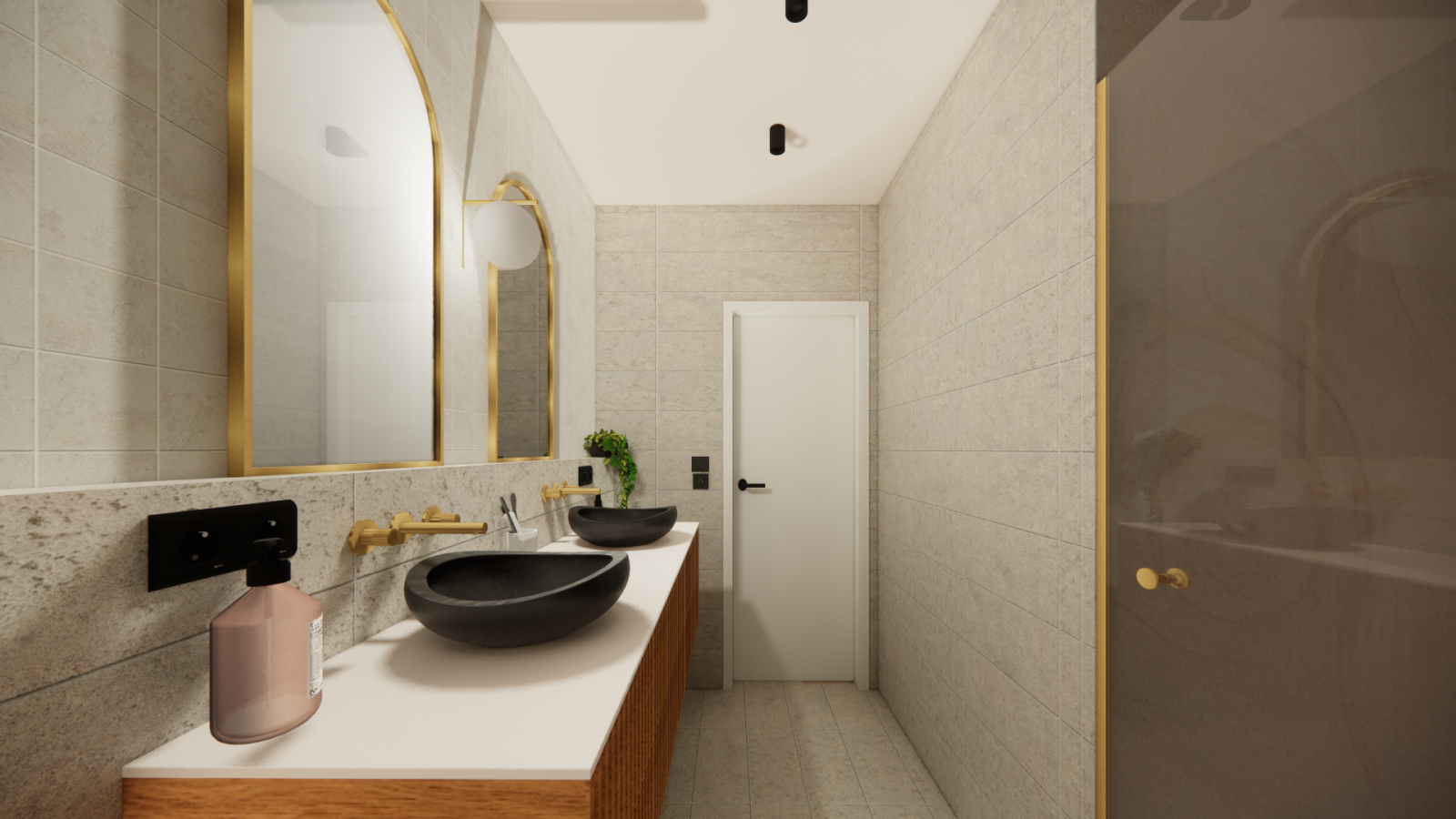 Création d'une salle de bain moderne et chaleureuse à Nice dans les Alpes Maritimes