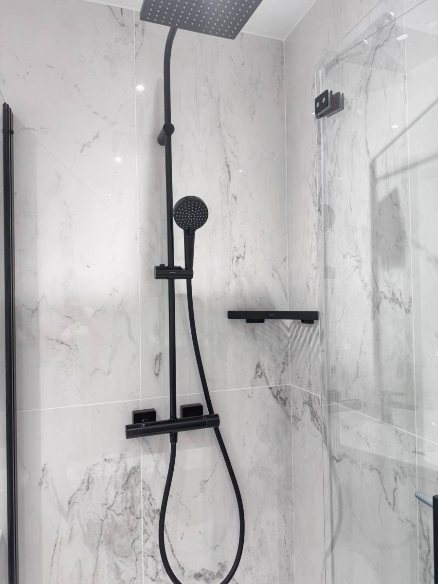 Détail du sanitaire d'une salle de bain