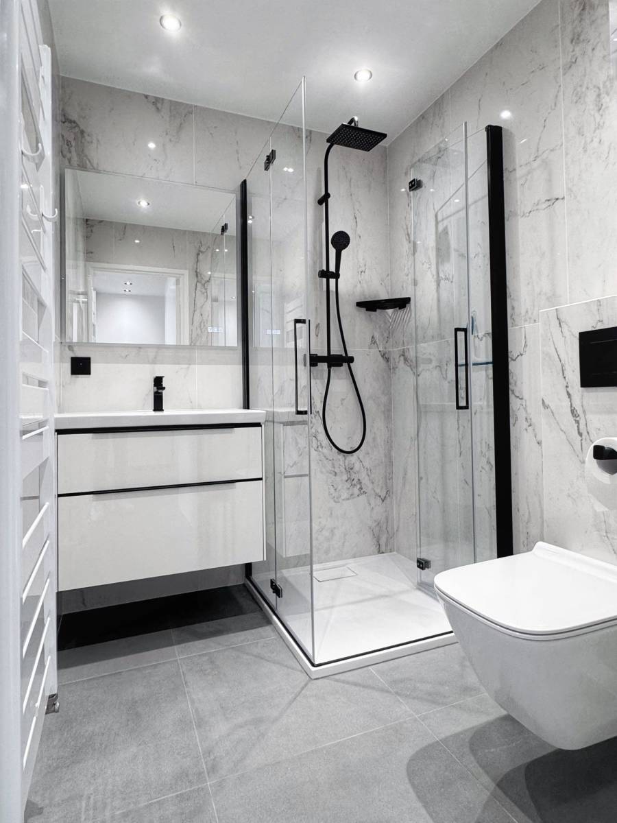 Rénovation de salle de bain haut de gamme moderne