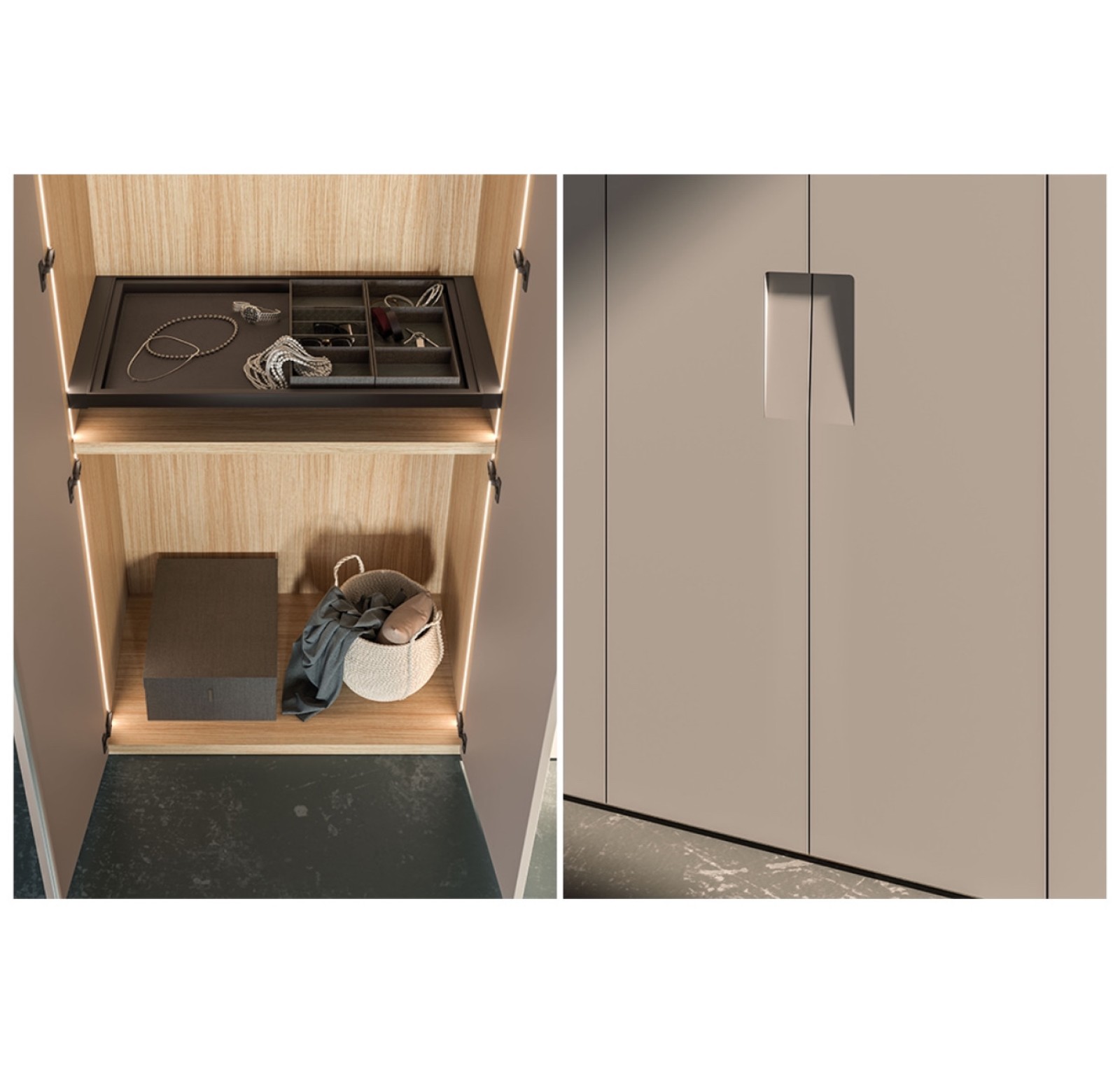 Dressing haut de gamme avec rendez vous à domicile avec un professionnel que Cannes