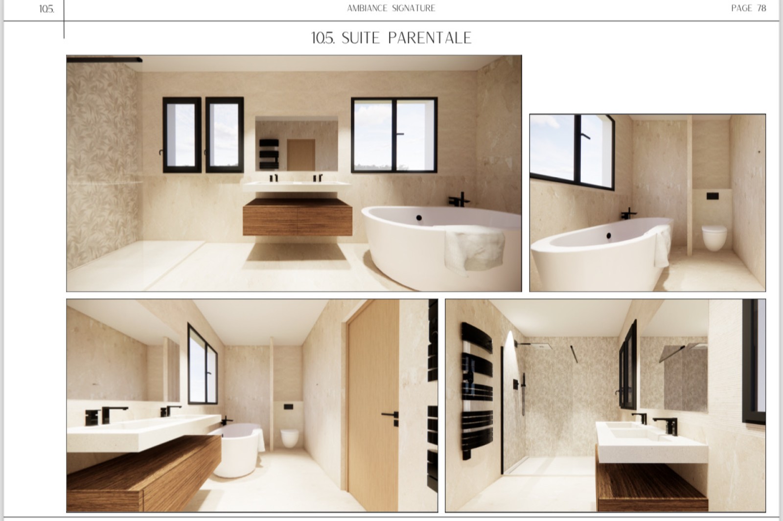 Rénovation salle de bain haut de gamme provençale à Nice