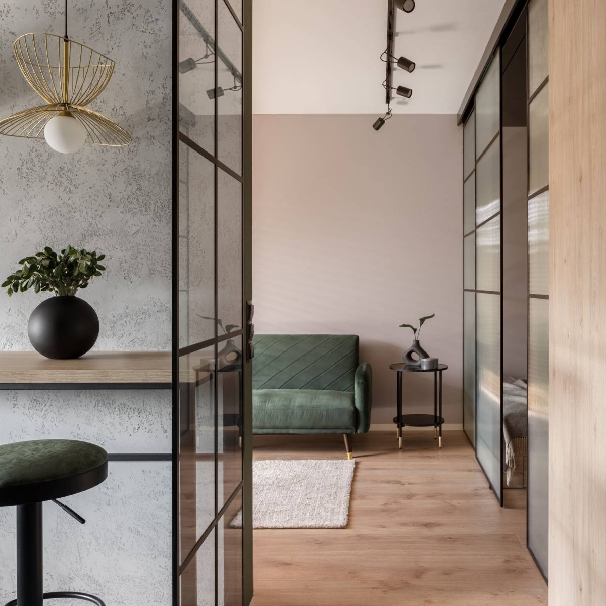 Conception et travaux pour rénover cet appartement à Nice avec un architecte d'intérieur