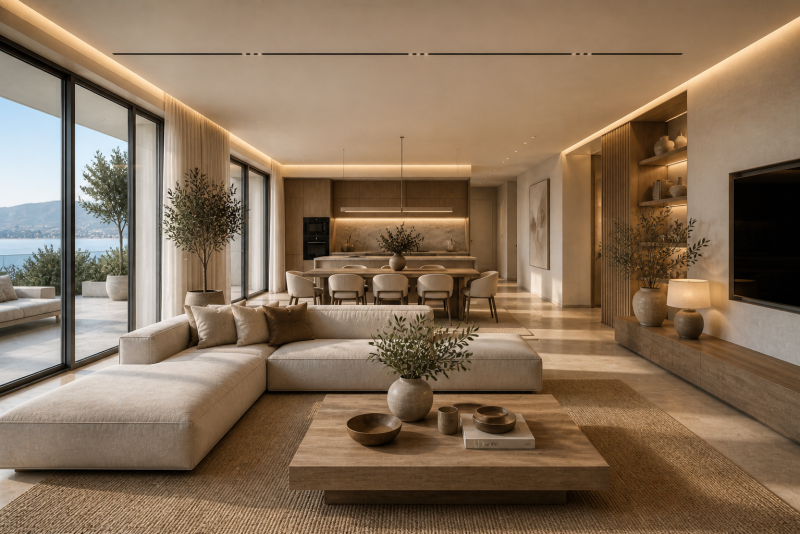 Architecte d’intérieur pour villa à La Colle-sur-Loup : rénovation et aménagement sur mesure