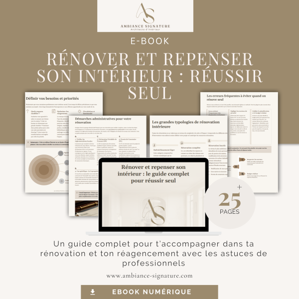 Ebook et manuel de formation en rénovation et décoration Nice Ambiance Signature Studio