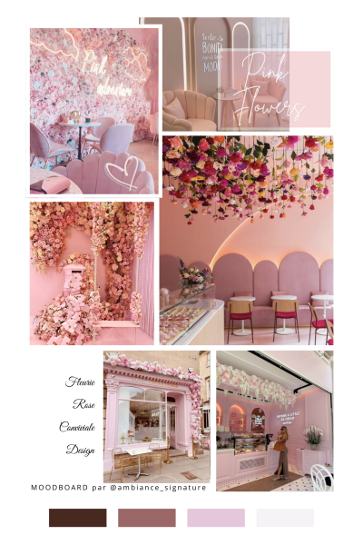 Restaurant girly et rose à Nice