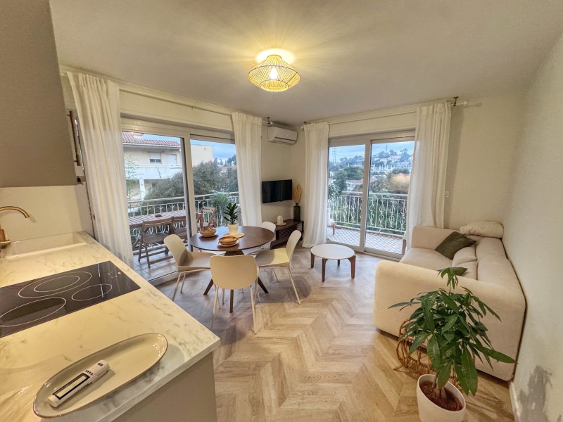 Rénovation d’un appartement haut de gamme chic et chaleureux sur Cannes avec un architecte d’intérieur 