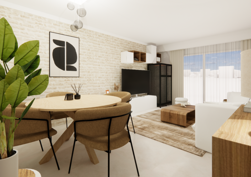 Décoration complète d'un salon