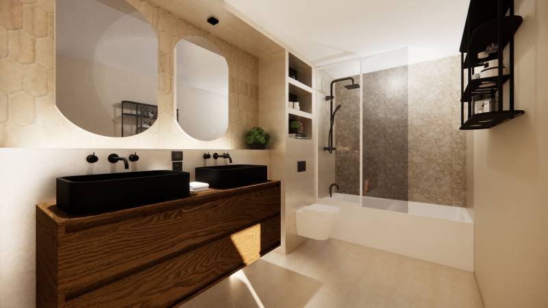 Conception de salle de bain, architecte d'intérieur