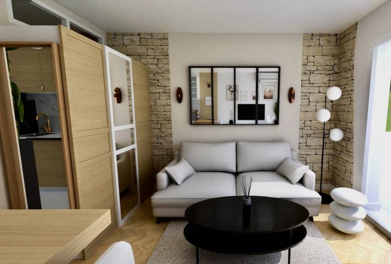 Optimisation d’un appartement studio avec un architecte d’intérieur dans l’Esterel