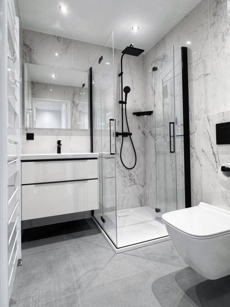 Rénovation de salle de bain haut de gamme moderne