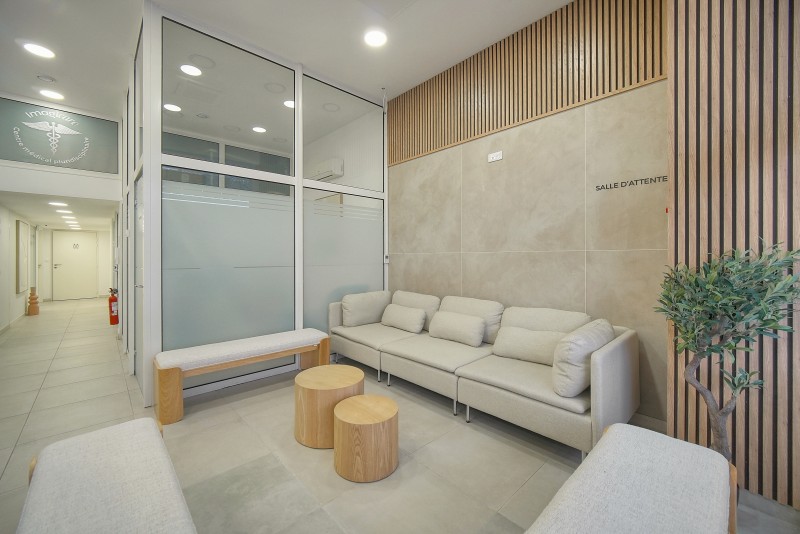 Architecture intérieure à Nice : création d’un centre médical pluridisciplinaire Imagicare